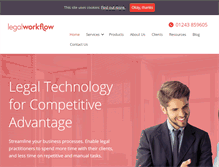 Tablet Screenshot of legalworkflow.com